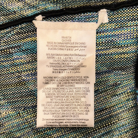 BCBGMAXAZRIA Tropical Leaf Print Cutout Dress, Size Small - Picture 6 of 7